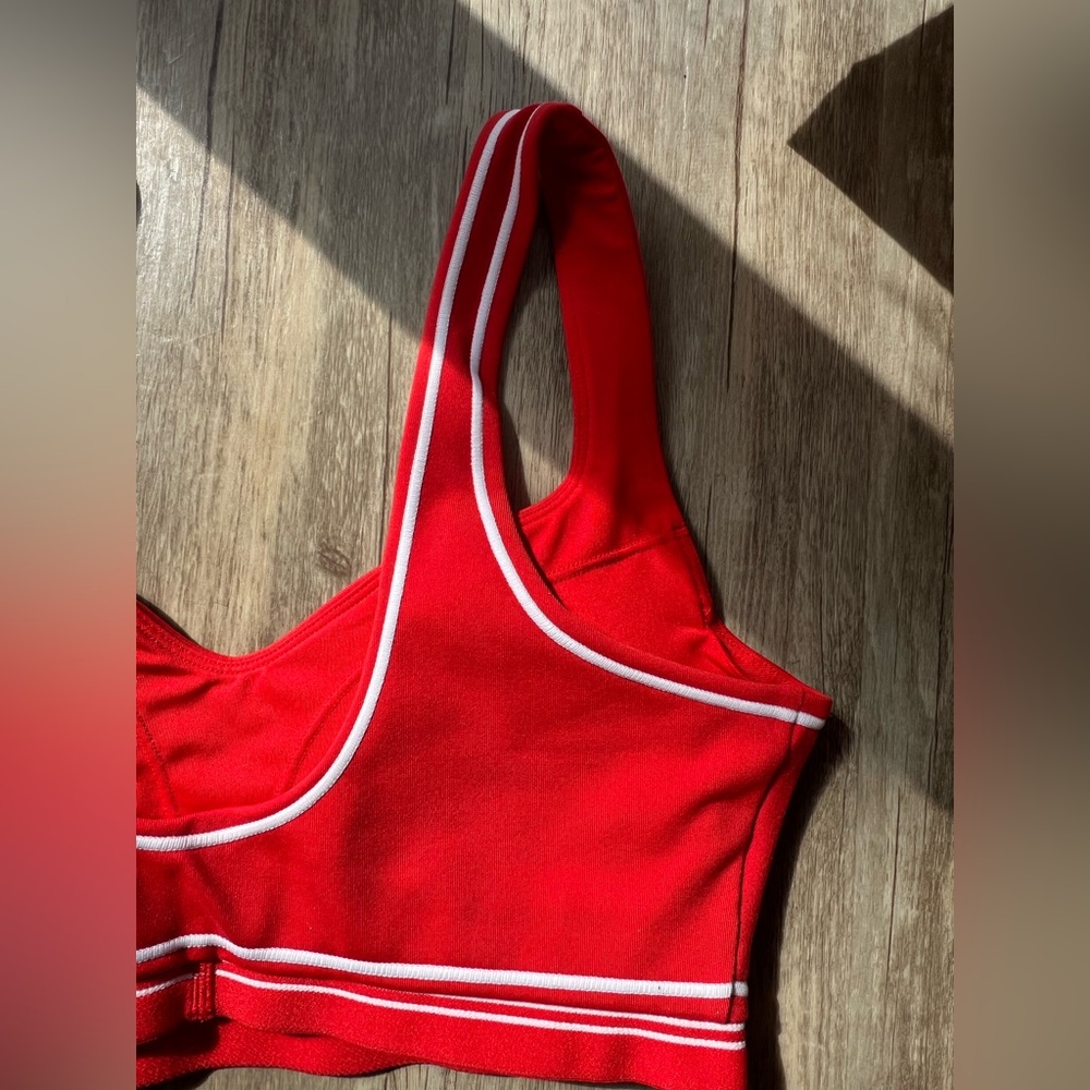 NWOT Airbrush Heart Throb Bra in Bright Red - Picture 8 of 14